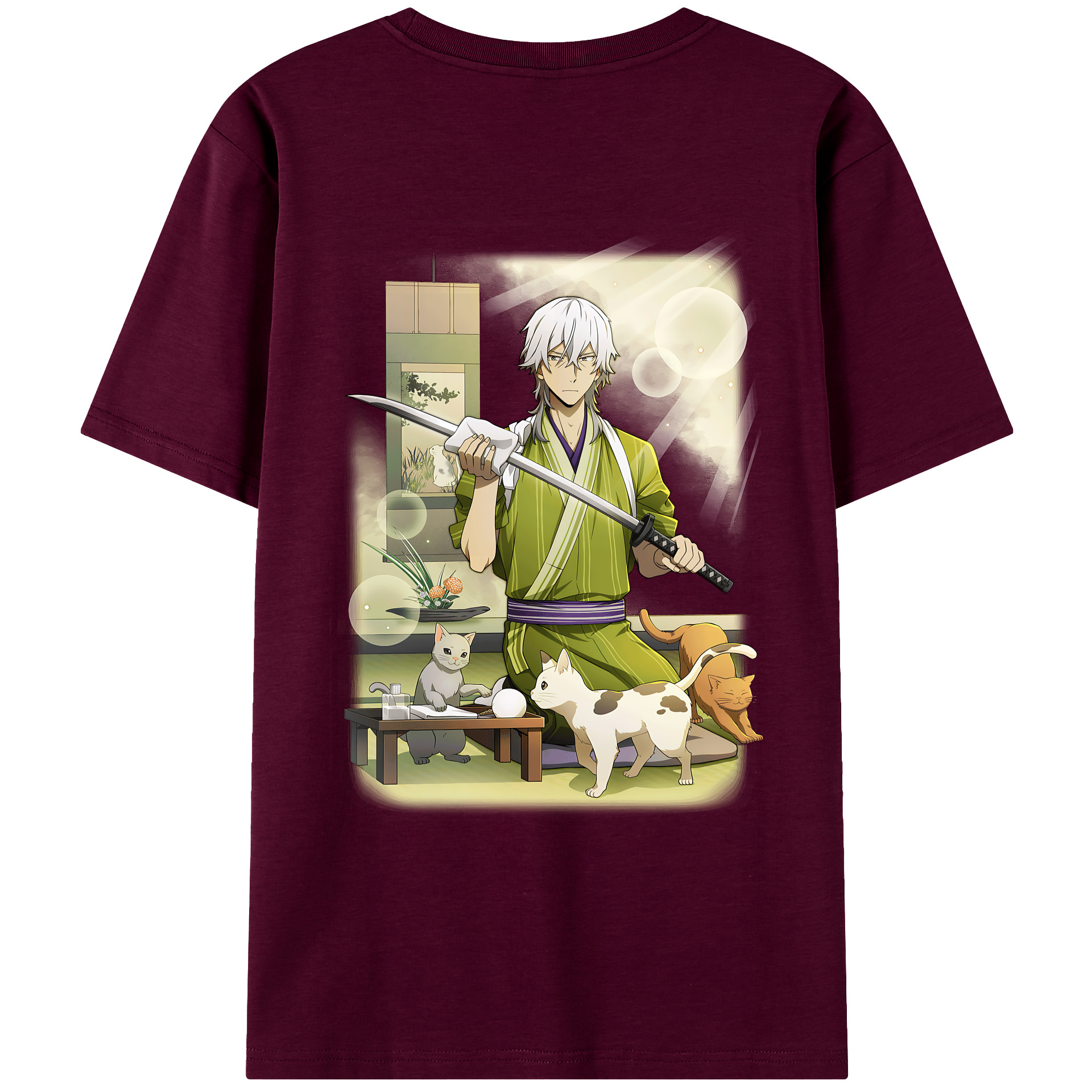 （画像用） 文豪ストレイドッグス Bungo Stray Dogs レディース半袖Tシャツ(バックプリント)